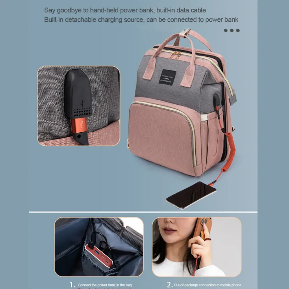 Multi-Use Diaper Bag with Expanded Toy Mode