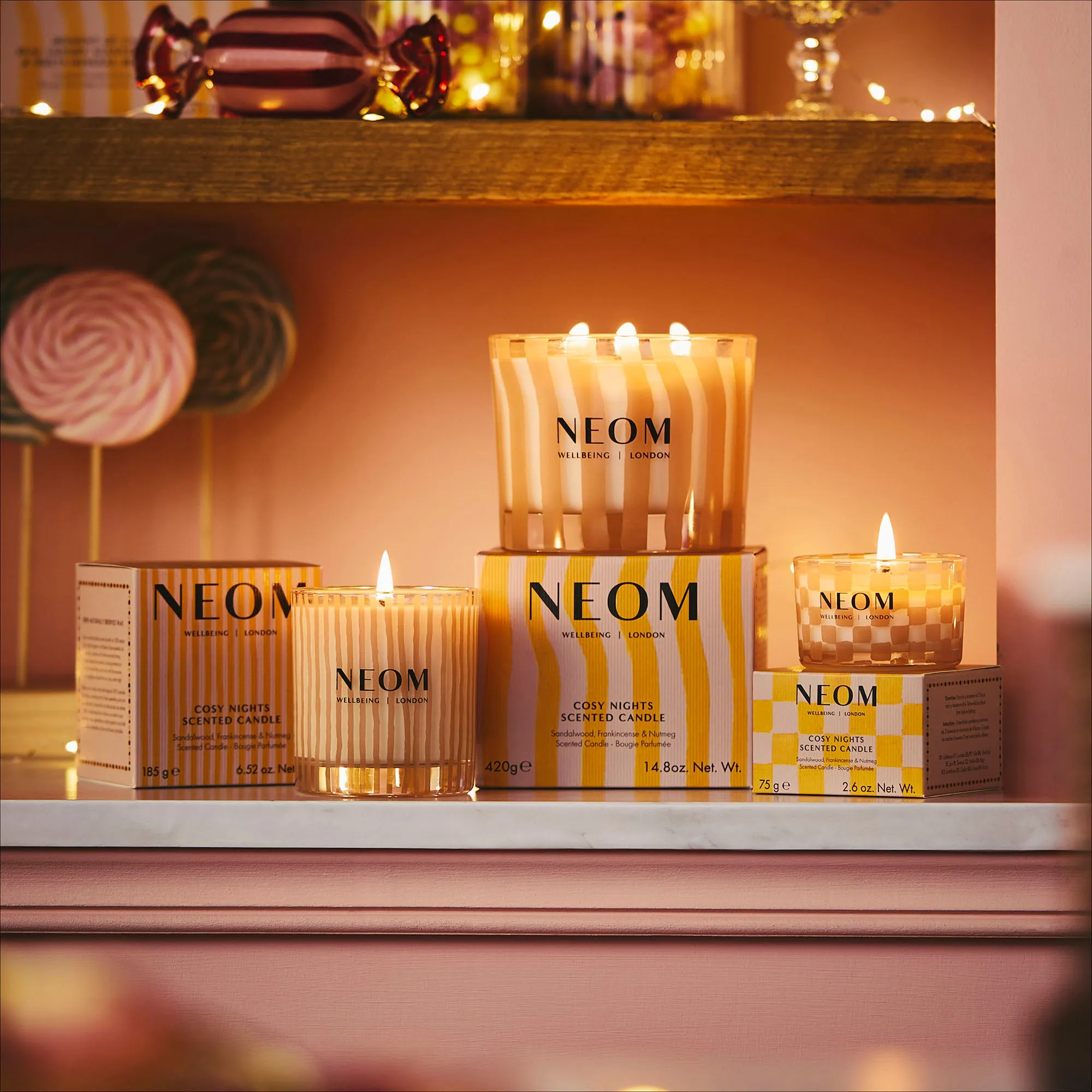 NEOM Wellbeing Cosy Nights Travel Candle 75g