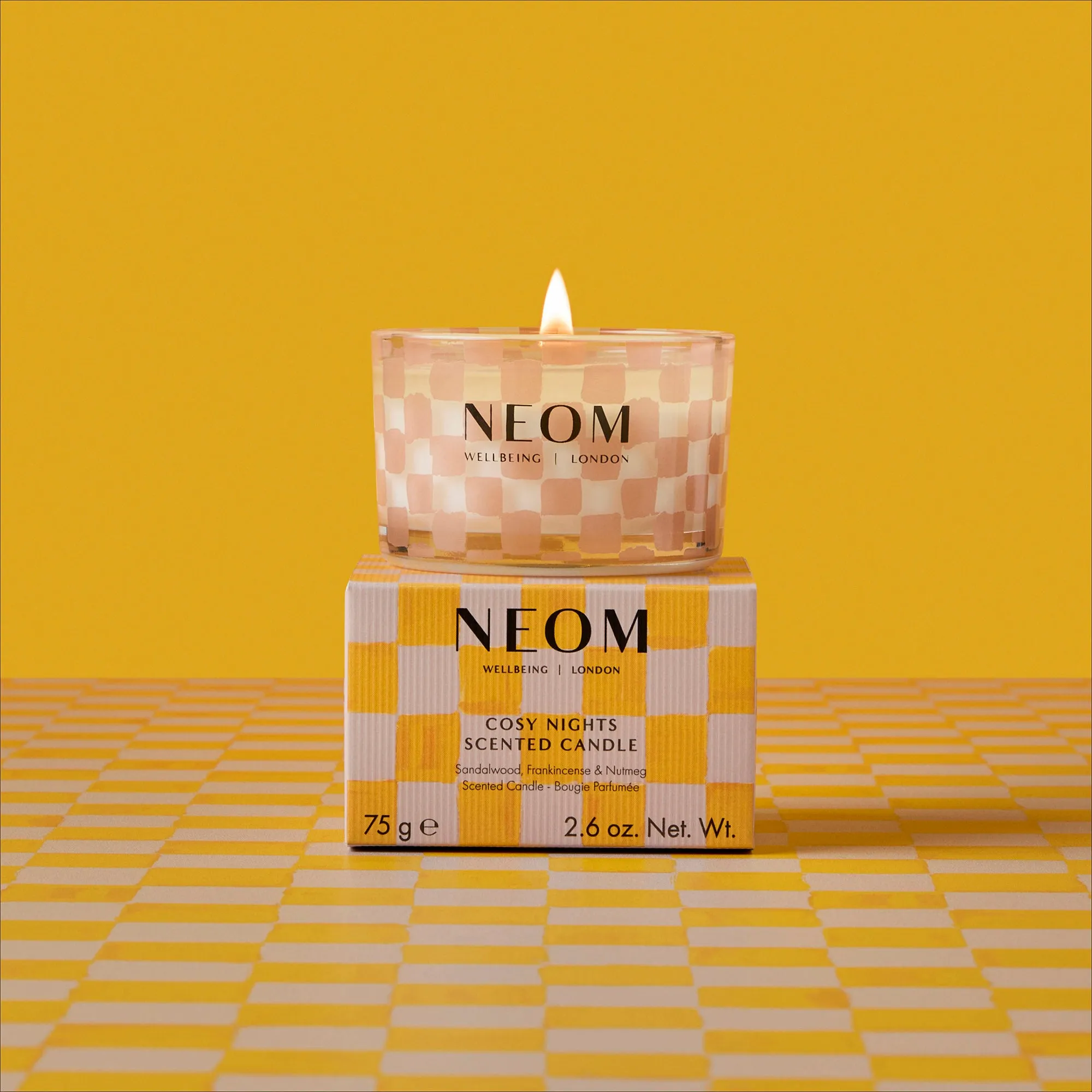 NEOM Wellbeing Cosy Nights Travel Candle 75g