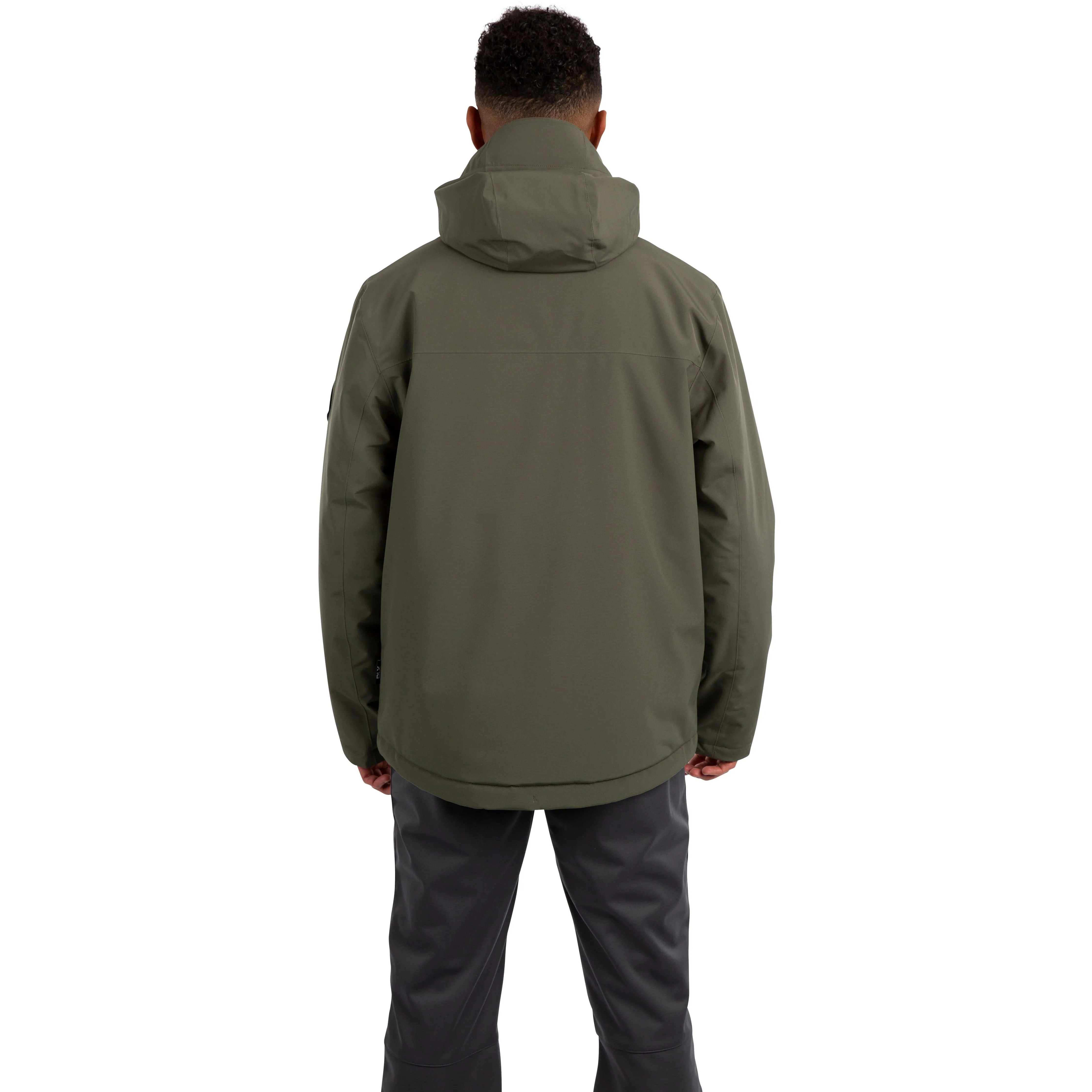 Oswarm Men's DLX Padded Waterproof Jacket in Ivy