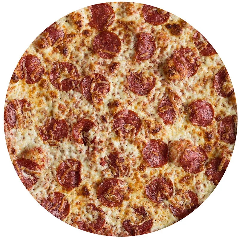 Pizza Flannel Novelty Giant Wrap Blanket Sofa Soft Throw Blanket