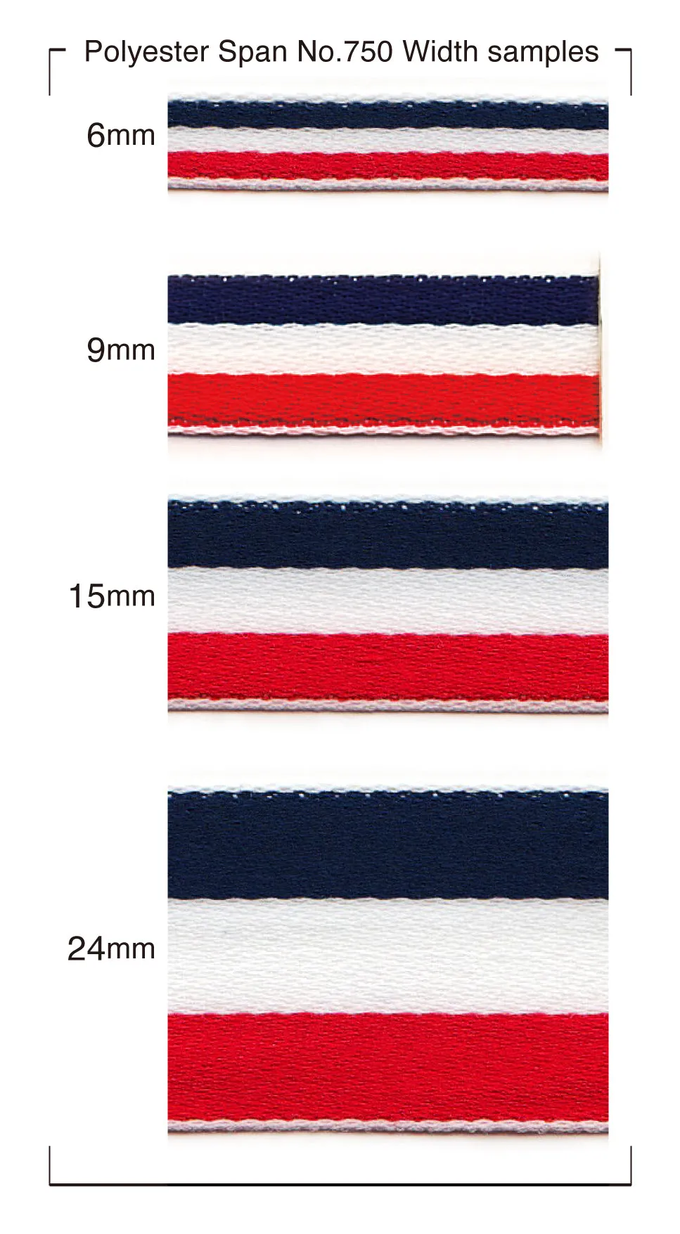 Polyester Span No.750 15mm