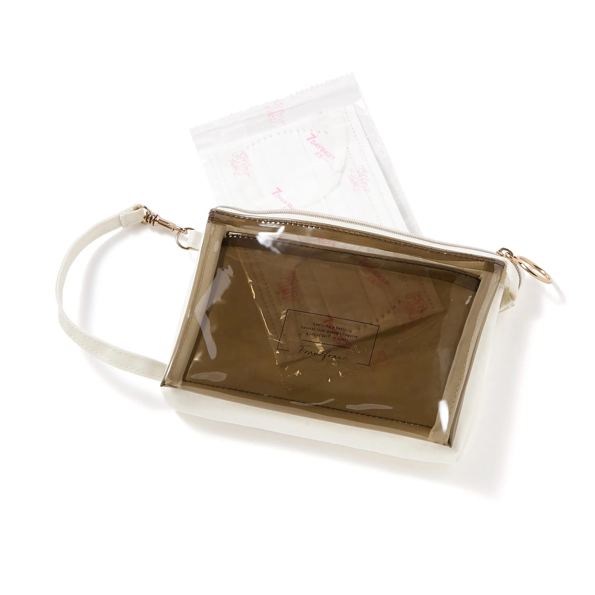 Priroda Wet Tissue & Mask Pouch Gray