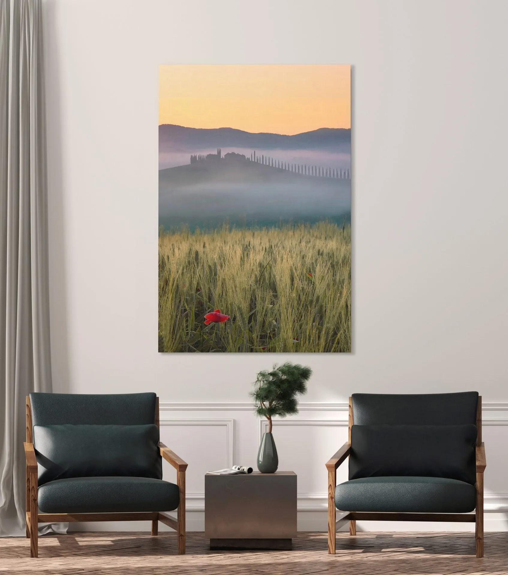 "Misty Morning Tuscany" | Italy Photography Print