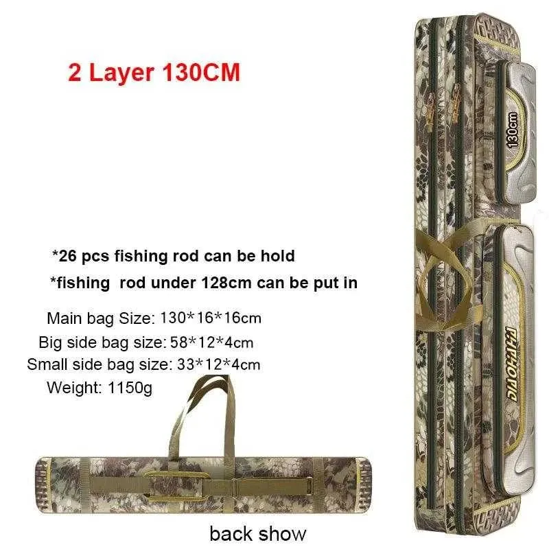 Scione Waterproof Fishing Gear Bag with Multiple Pockets