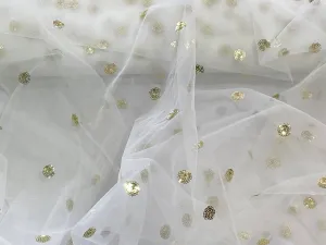 Sequinned Flower - Clearance Tulle