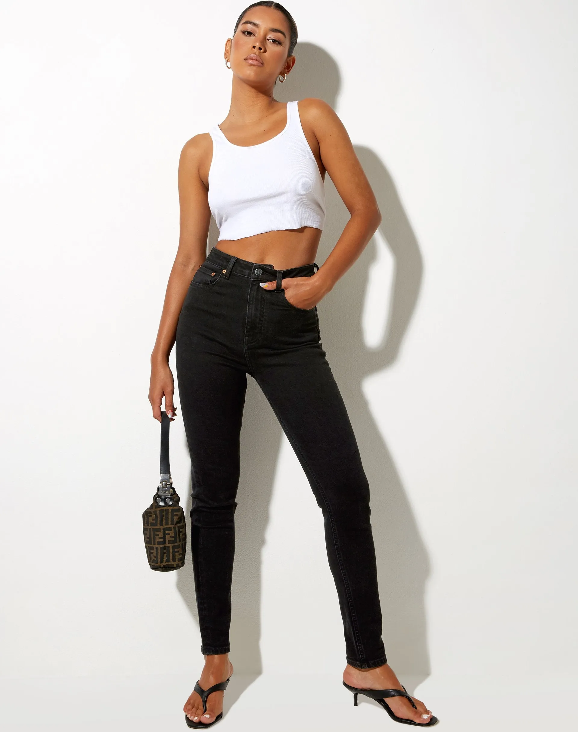 Slim Jeans in Black