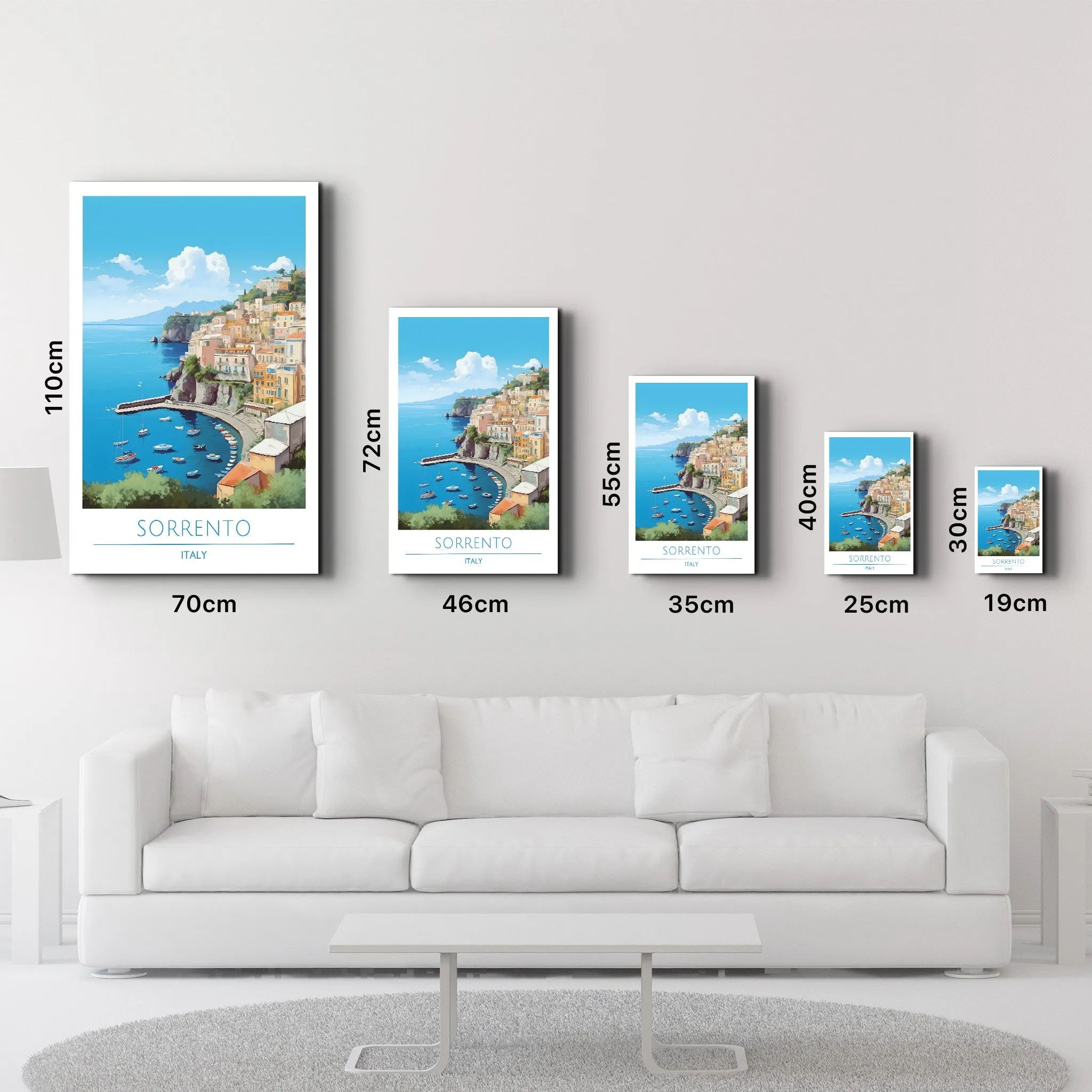 Sorrento Italy-Travel Posters | Glass Wall Art