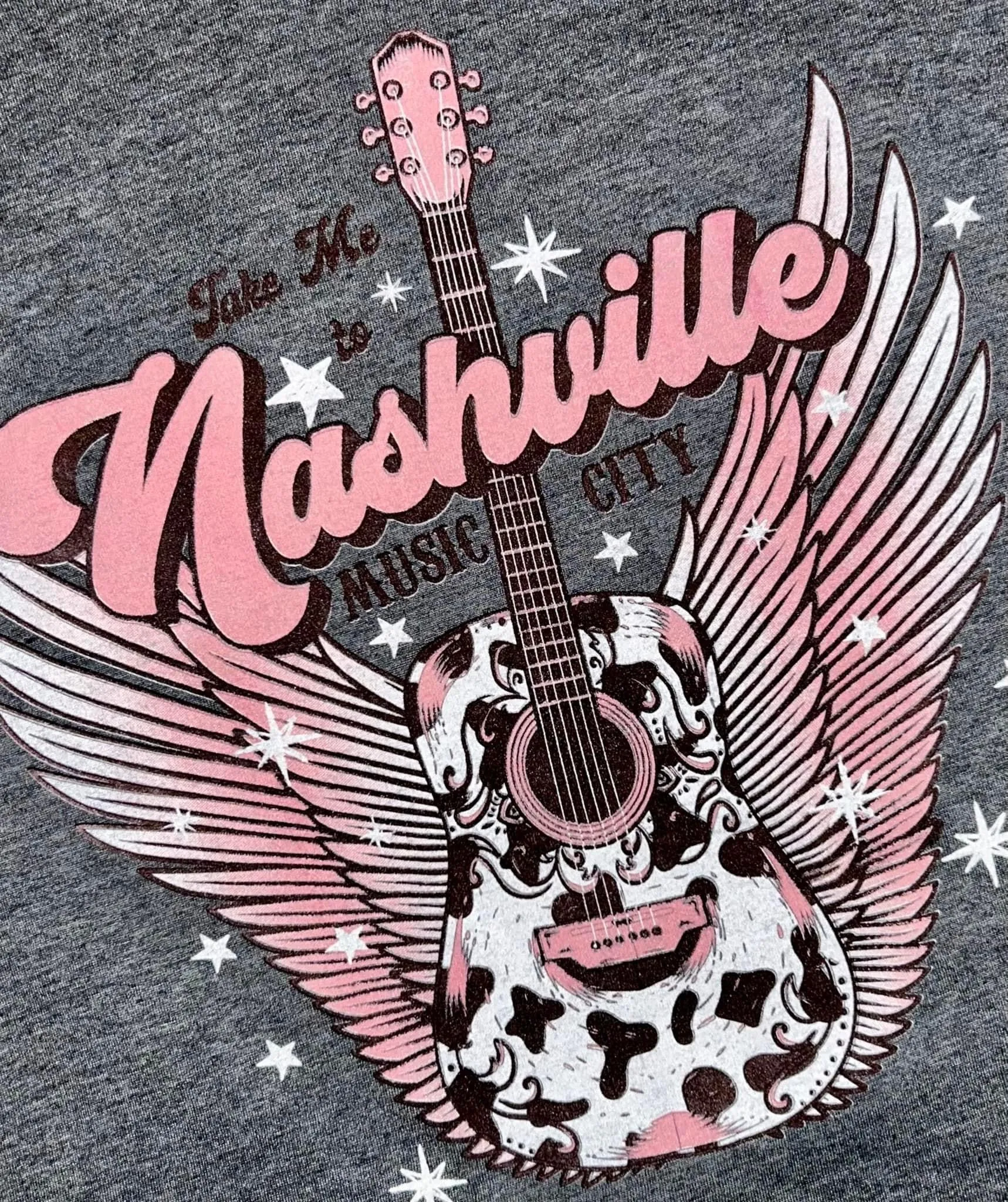 Take me to Nashville Music City graphic T-shirt
