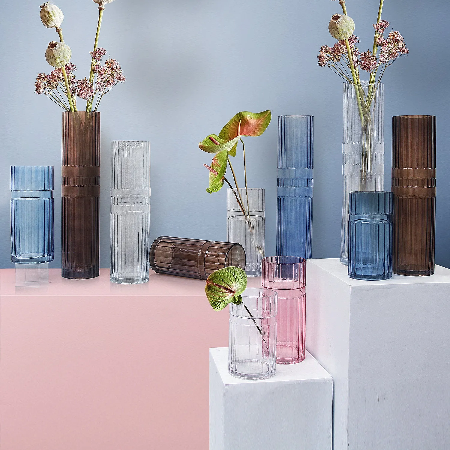 Tiered Glass Vase