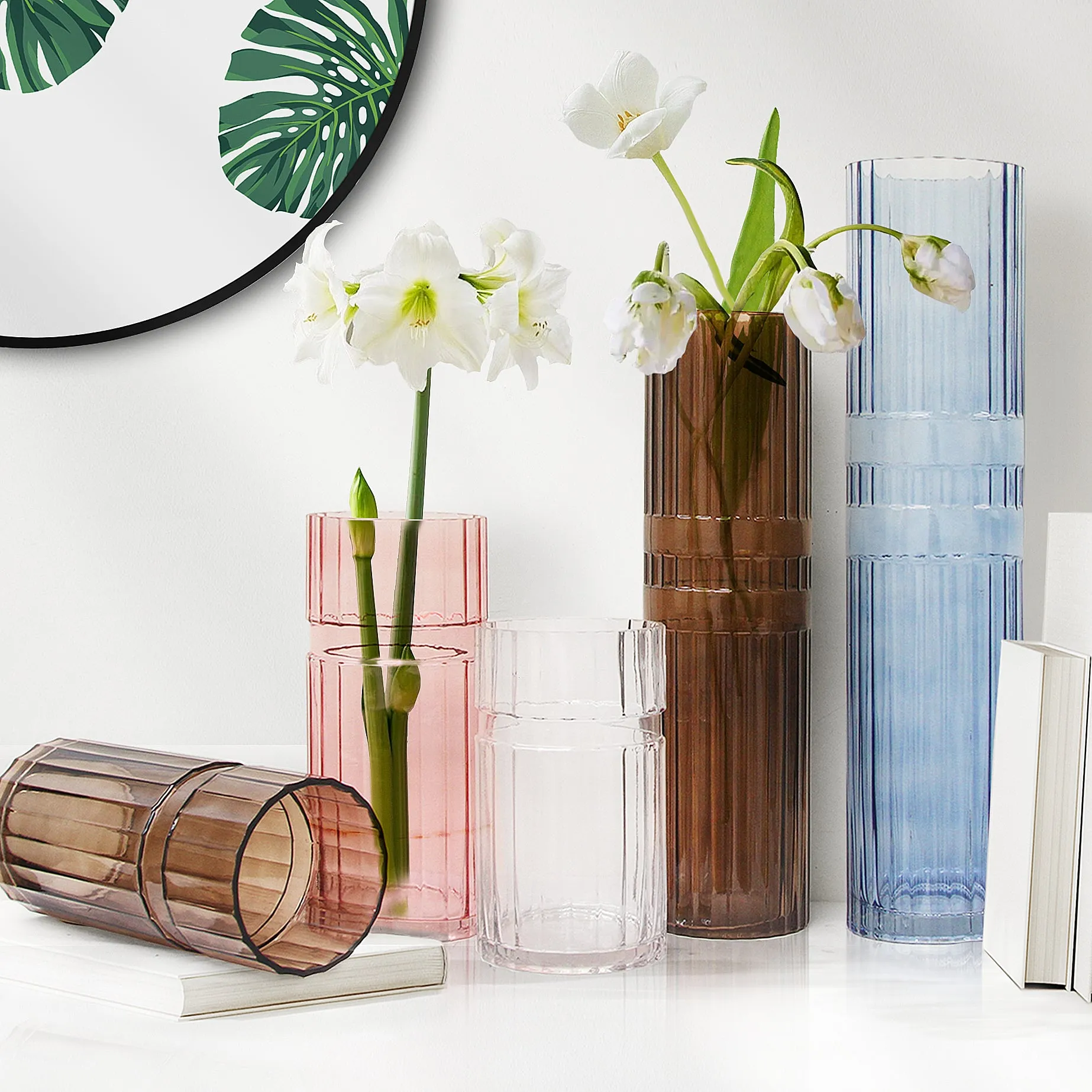 Tiered Glass Vase