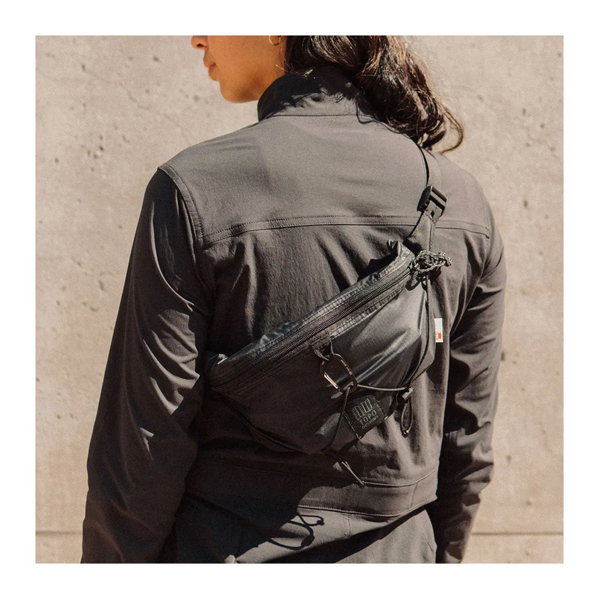 Topo Designs : TopoLite Hip Pack : Pond Blue