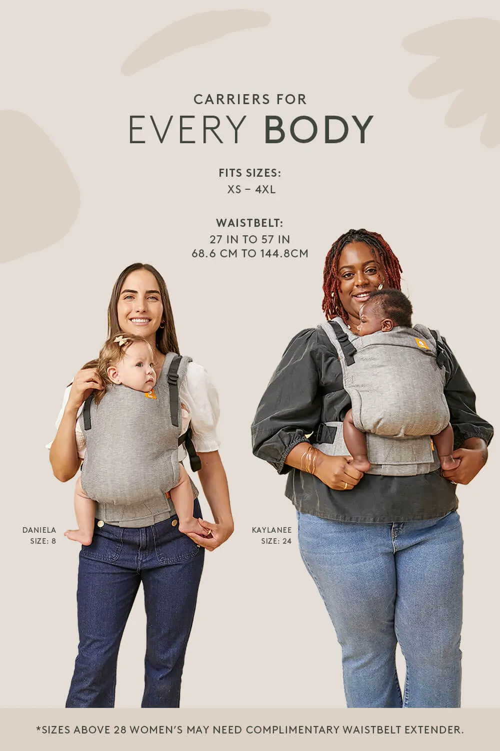 Tropical - Mesh Free-to-Grow Baby Carrier