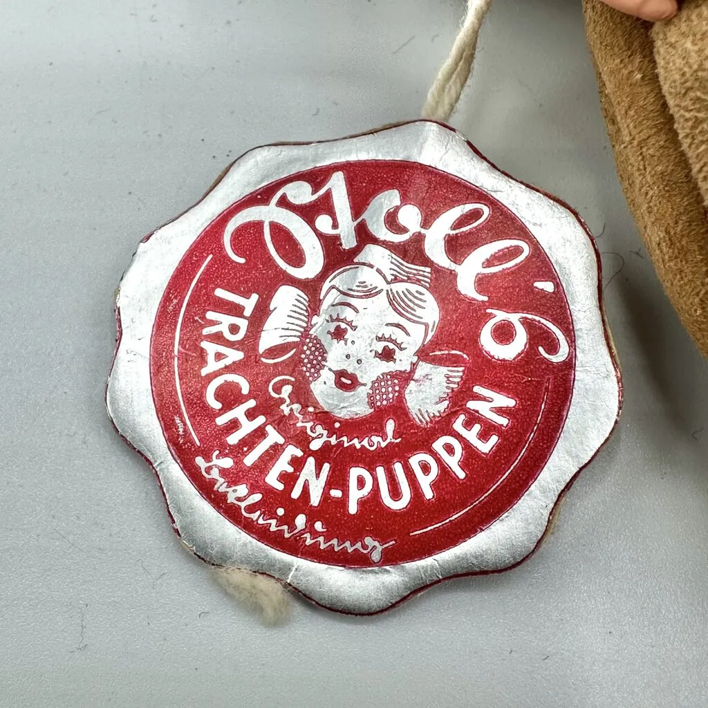 Two Vintage Moll’s Trachten Puppen Bavarian Boy & Girl Germany /cb