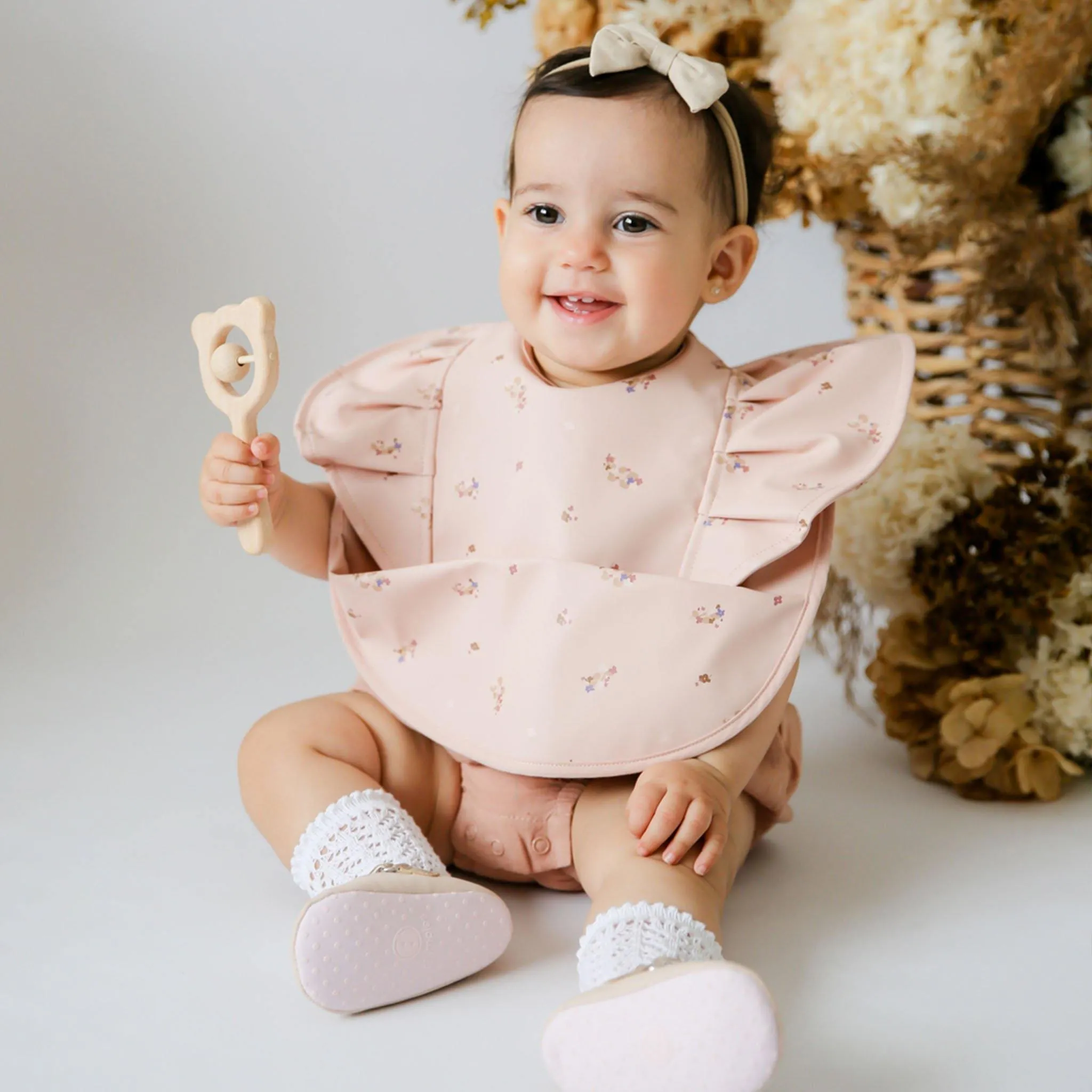 Waterproof Snuggle Bib - Posy