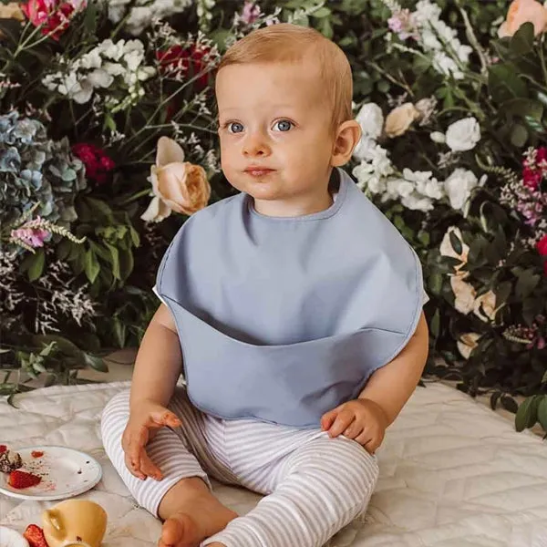 Waterproof Snuggle Bib - Sky