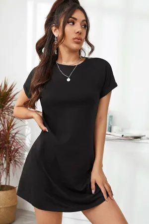 Wing sleeves dress