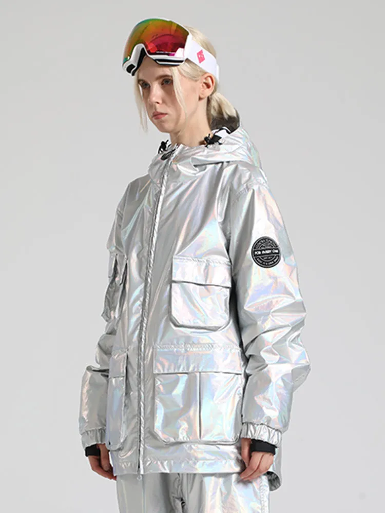 Women's Pink Dazzling Ski Jacket