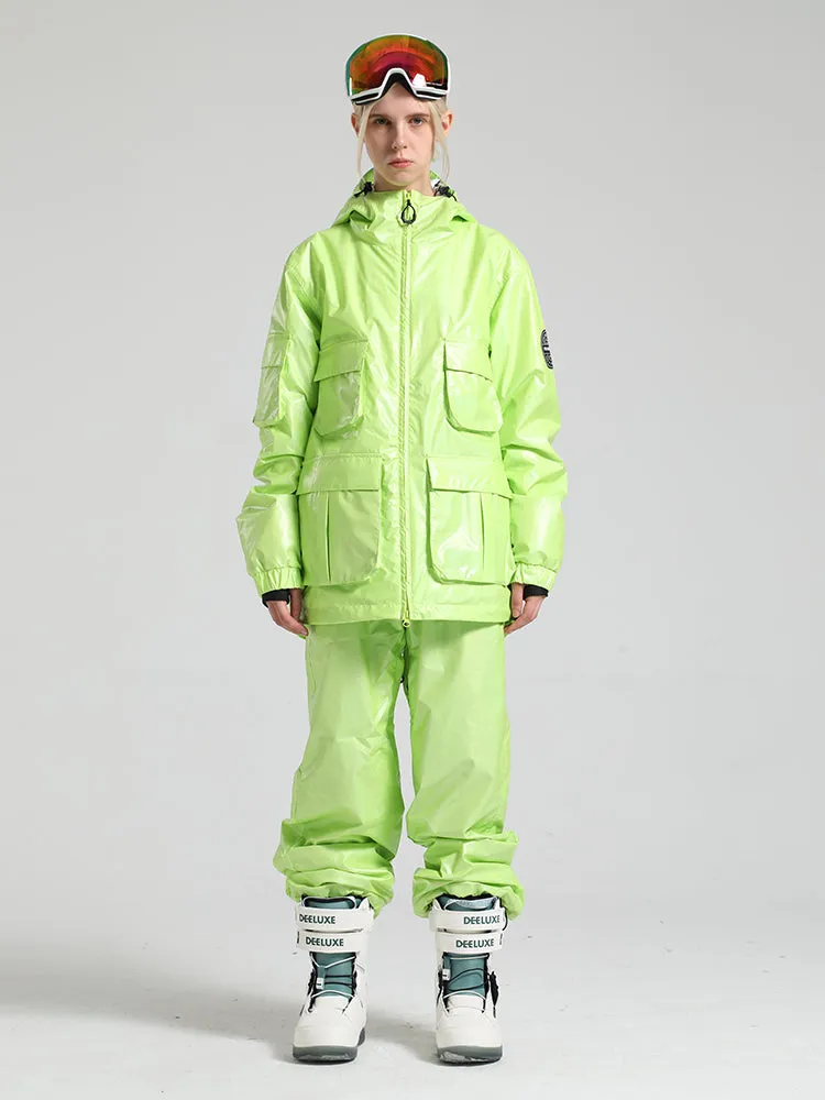 Women's Silver Dazzling Ski Suit